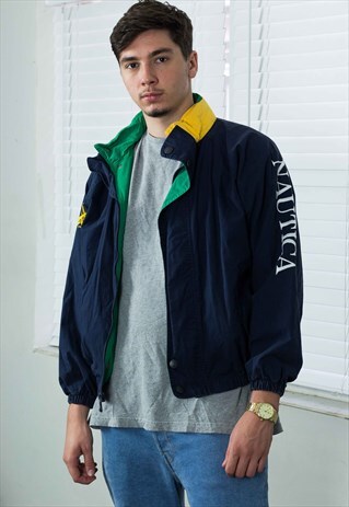 VINTAGE NAUTICA JACKET LOGO 90S X 20.5