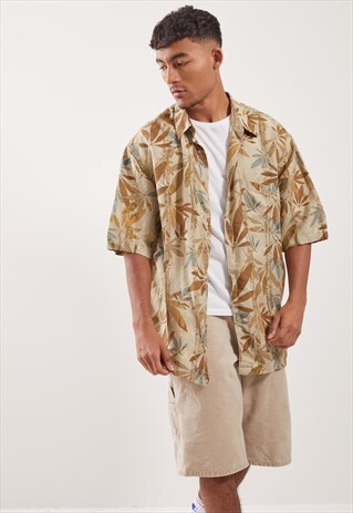 VINTAGE HAWAIIAN PATTERNED FESTIVAL SHORT SLEEVE SHIRT