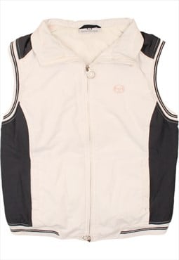 Sergio Tacchini 90's Vest Sleeveless Full Zip Up Gilet XSmal