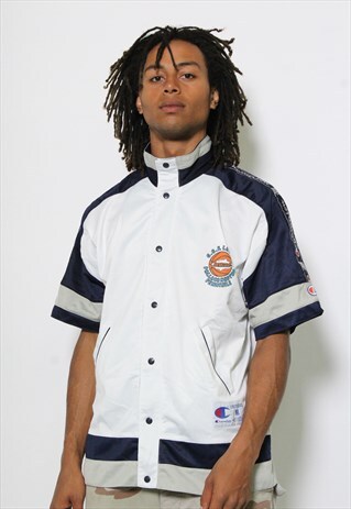 VINTAGE CHAMPION SHORT SLEEVE TRACK JACKET
