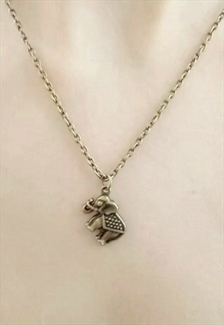 ELEPHANT NECKLACE - BRONZE NECKLACE
