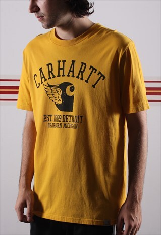 YELLOW CARHARTT T-SHIRT