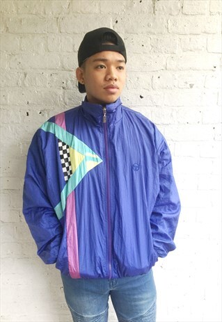 PRINTED WINDBREAKER/SHELL JACKET (1990'S)