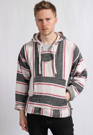 VINTAGE BAJA MEXICAN HOODIE