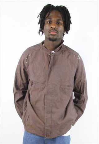 VINTAGE ELLESSE LIGHT BROWN JACKET