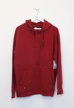 Vintage Dickies Hoodie in Red. Best fits L