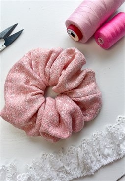 Pink Oversize Scrunchie