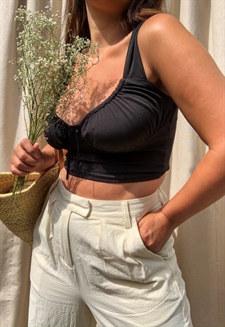 THE FRENCH GIRL CROPPED TOP