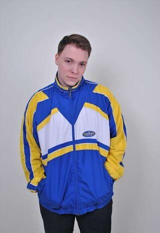 VINTAGE MULTICOLOR WINDBREAKER, 90S JAKO TRACK JACKET