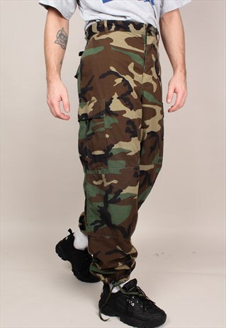 VINTAGE CAMO TROUSERS ASM1895