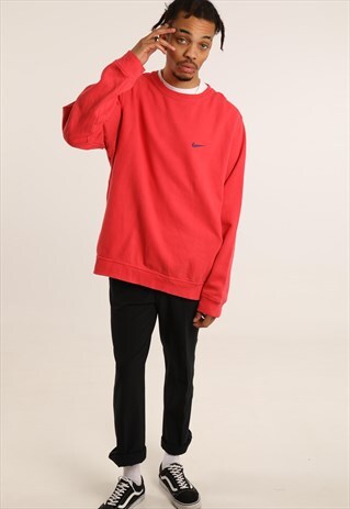 VINTAGE NIKE EMBROIDERED LOGO SWEATSHIRT