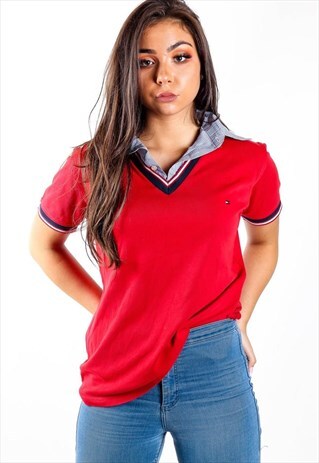 VINTAGE TOMMY HILFIGER POLO SHIRT T196