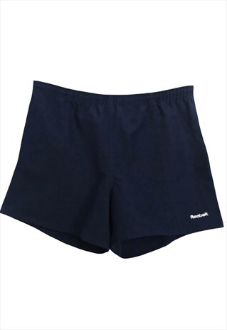 VINTAGE 90S REEBOK STREETWEAR SPORTS NAVY BLUE SHORTS