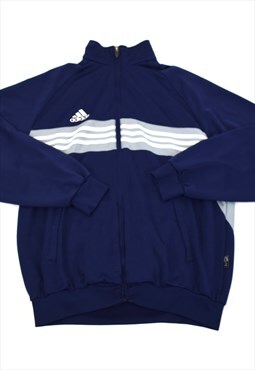 Vintage 90s Adidas Navy Logo Track Jacket 