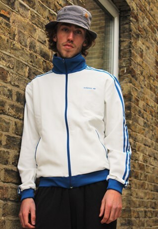 RETRO / 90'S / WHITE ADIDAS JACKET