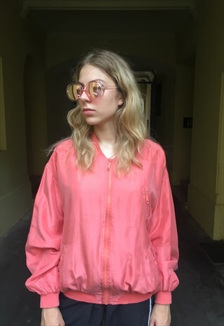 VINTAGE 90' OLDSCHOOL AMAZING ROSE ZIPPED JACKET
