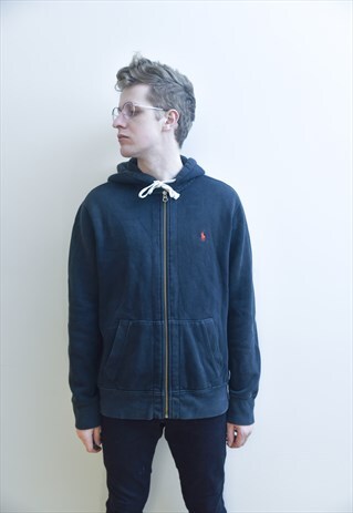 POLO RALPH LAUREN EMBROIDERED LOGO HOODIE SIZE L