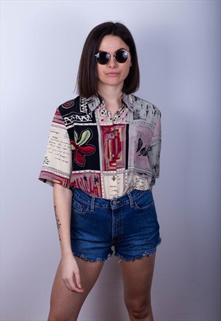 VINTAGE SIXTH SENSE FLORAL PATTERNED SHIRT - FESTIVAL PICKS