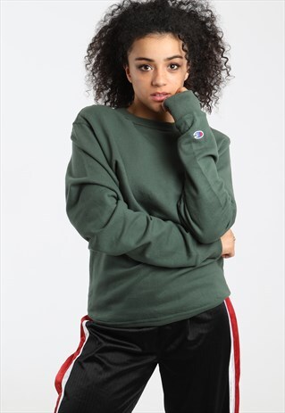 90S CHAMPION EMBROIDERED LOGO SWEATSHIRT