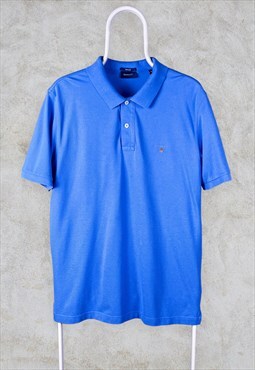 Vintage Blue Gant Polo Shirt XL