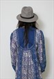 VINTAGE STYLE NEW WOOL FEDORA HAT WITH BLACK BAND SIZE S