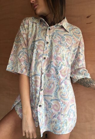 OVERSIZED RETRO 90S 80S VINTAGE UNISEX FESTIVAL SHIRT