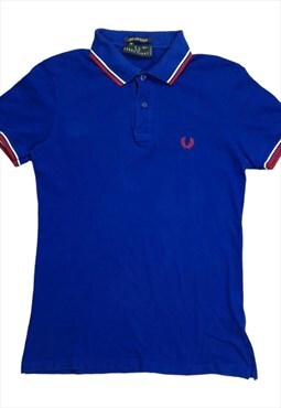 Y2K Fred Perry Polo Shirt Made In Italy Size Medium