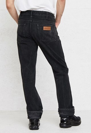 VINTAGE BLACK WRANGLER DENIM JEANS