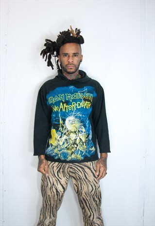 VINTAGE IRON MAIDEN HOODIE