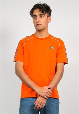VINTAGE 90'S ADIDAS ORANGE T-SHIRT