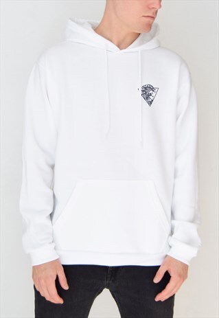 WHITE WAVES (NAVY) HOODIE