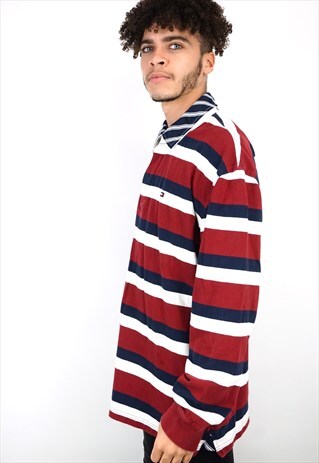 VINTAGE 90'S TOMMY HILFIGER RUGBY SHIRT