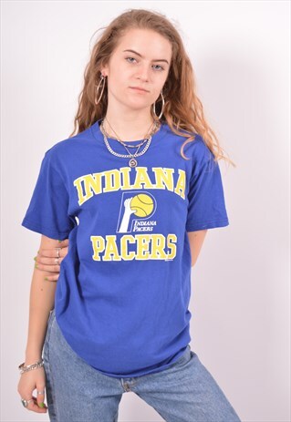 VINTAGE MAJESTIC T-SHIRT TOP BLUE