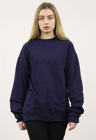 VINTAGE 1990S NAVY BLUE SWEATER