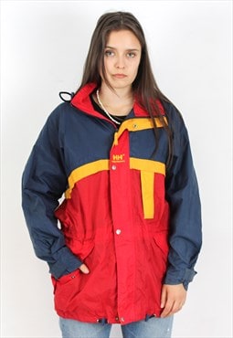 Women XS sailing yachting raincoat jacket coat y2k hooded