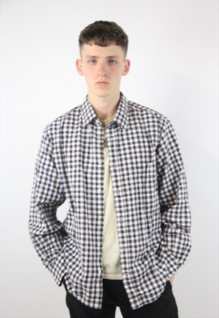 VINTAGE PAUL & SHARK CHECK SHIRT