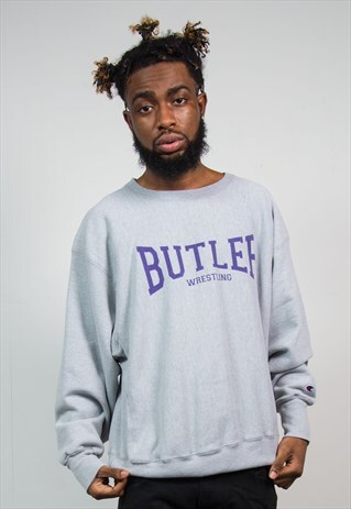 CHAMPION BUTLER WRESTLING SWEATSHIRT COLLEGE SWEATER