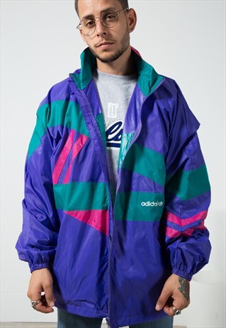 VINTAGE 80S ADIDAS RAINCOAT S1823