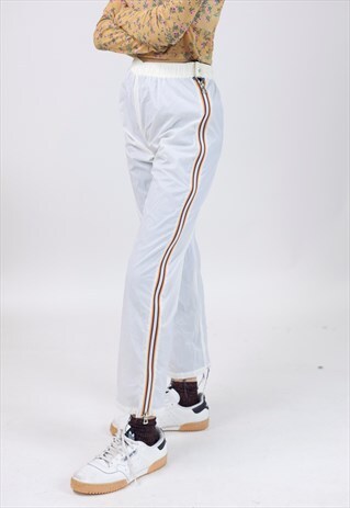 VINTAGE 90S SHEER ZIP SIDES SHELL PANTS
