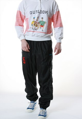 90S VTG RARE ADIDAS SPORT TROUSERS 13529
