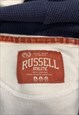 RUSSELL ATHLETIC HOODIE PULLOVER EMBROIDERED LOGO SWEATSHIRT