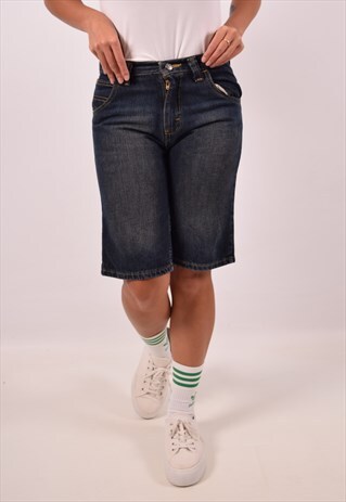 VINTAGE WRANGLER DENIM SHORTS BLUE