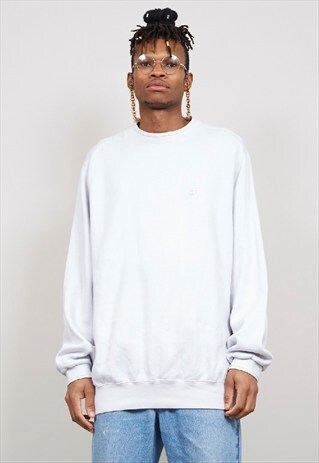 VINTAGE 90'S CHAMPION OVERSIZED GREY SWEATER