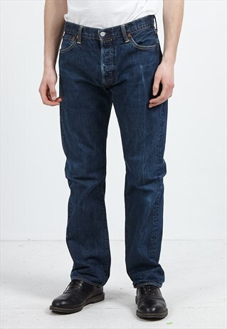 VINTAGE BLUE LEVI'S 501 FIT DENIM JEANS