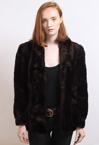 VINTAGE FAUX FUR JACKET