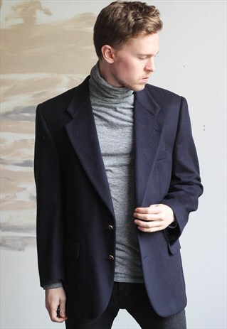 VINTAGE BURBERRY CASHMERE SUIT BLAZER JACKET