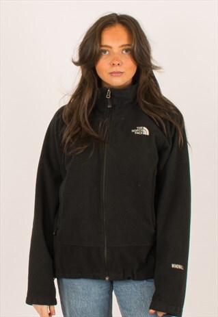 VINTAGE GREY NORTH FACE WINDWALL FLEECE JACKET MEDIUM