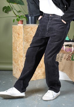 Vintage Wrangler Jeans in Black Corduroy
