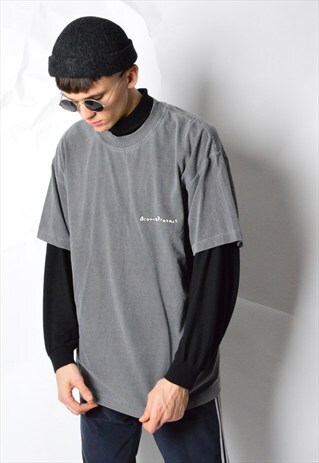 VINTAGE 90S GREY SURFING T-SHIRT