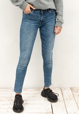 711 Skinny W29 L32 Jeans Denim Slim Fit Pants Trousers Zip